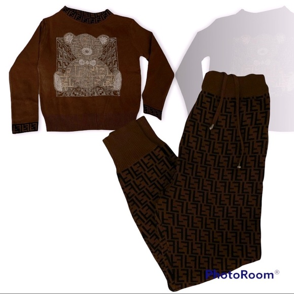 Steph Two Piece - Brown main image 1
